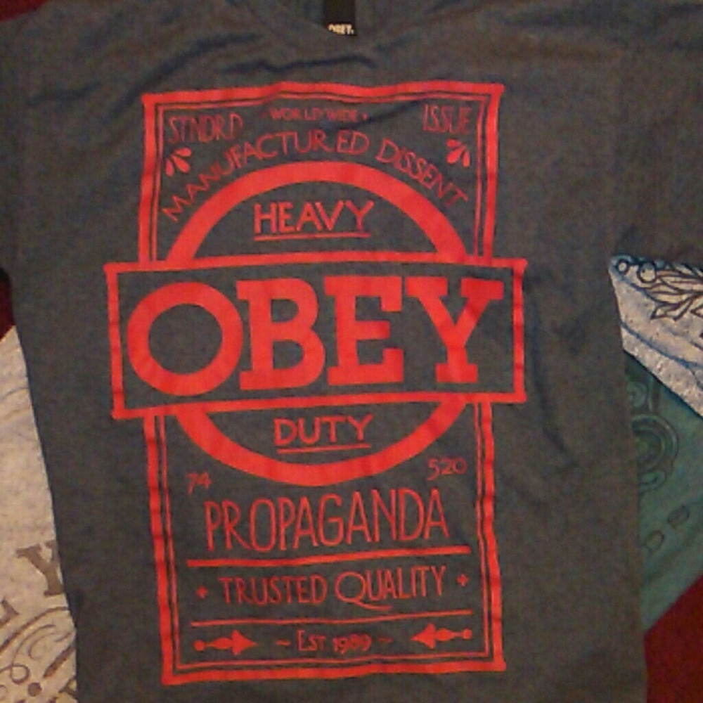 Obey tee-shirts (5total)
